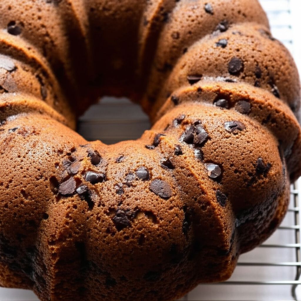 Banana-Pumpkin Bundt Cake