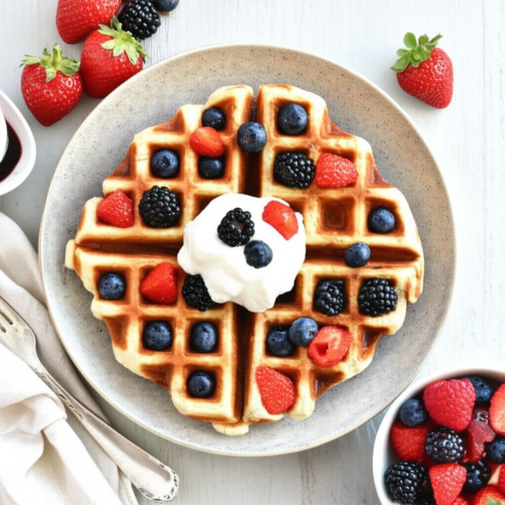 Cinnamon Belgian Waffles