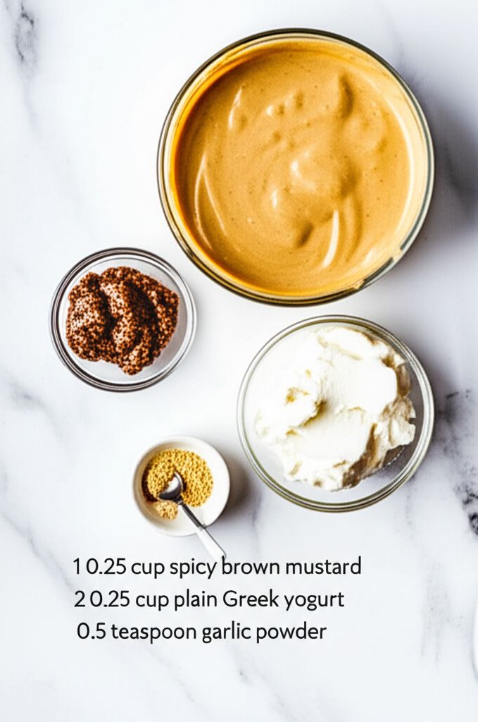 Creamy Mustard Yogurt Sauce