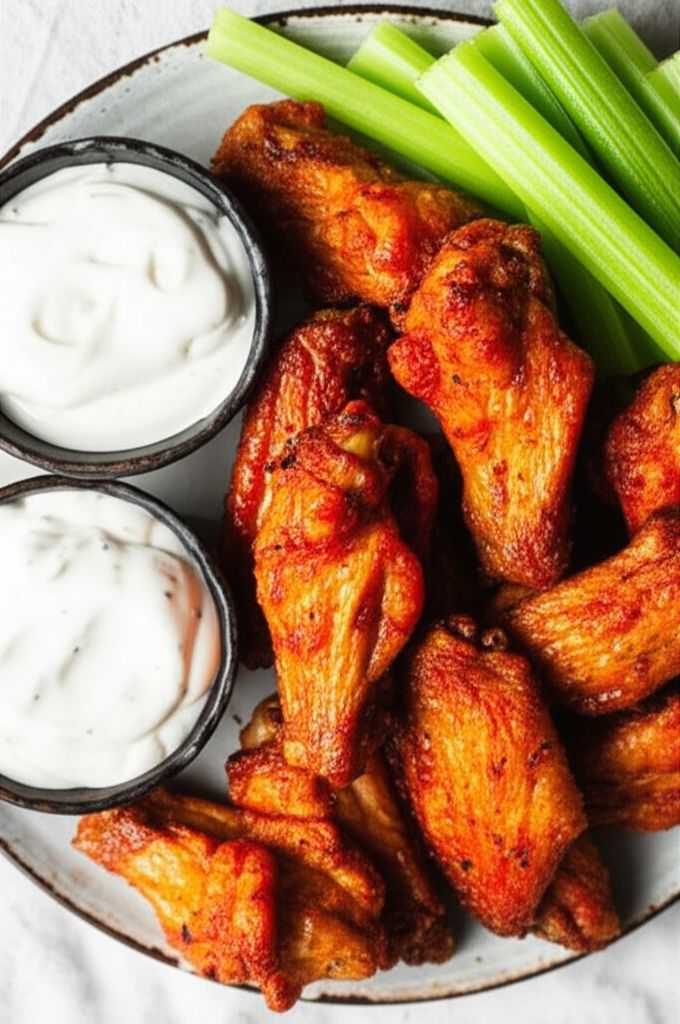 Crispy Restaurant Style Buffalo Chicken Wings