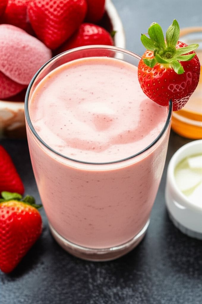 Delicious Strawberry Shake