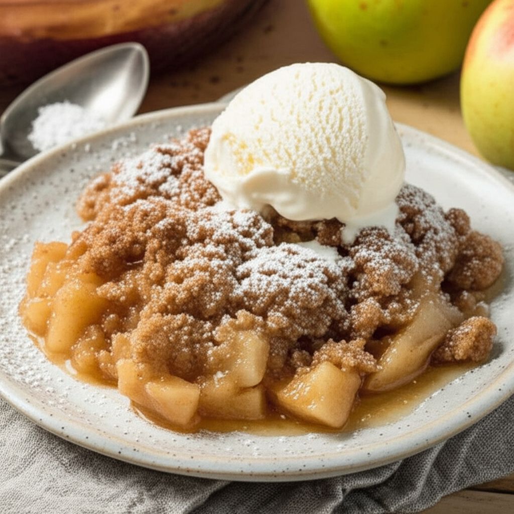Easy Apple Crisp with Pie Filling