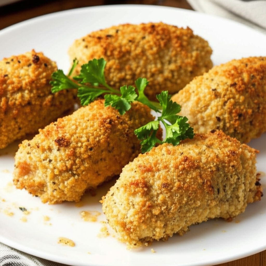 Easy Breaded Baked Chicken Breast