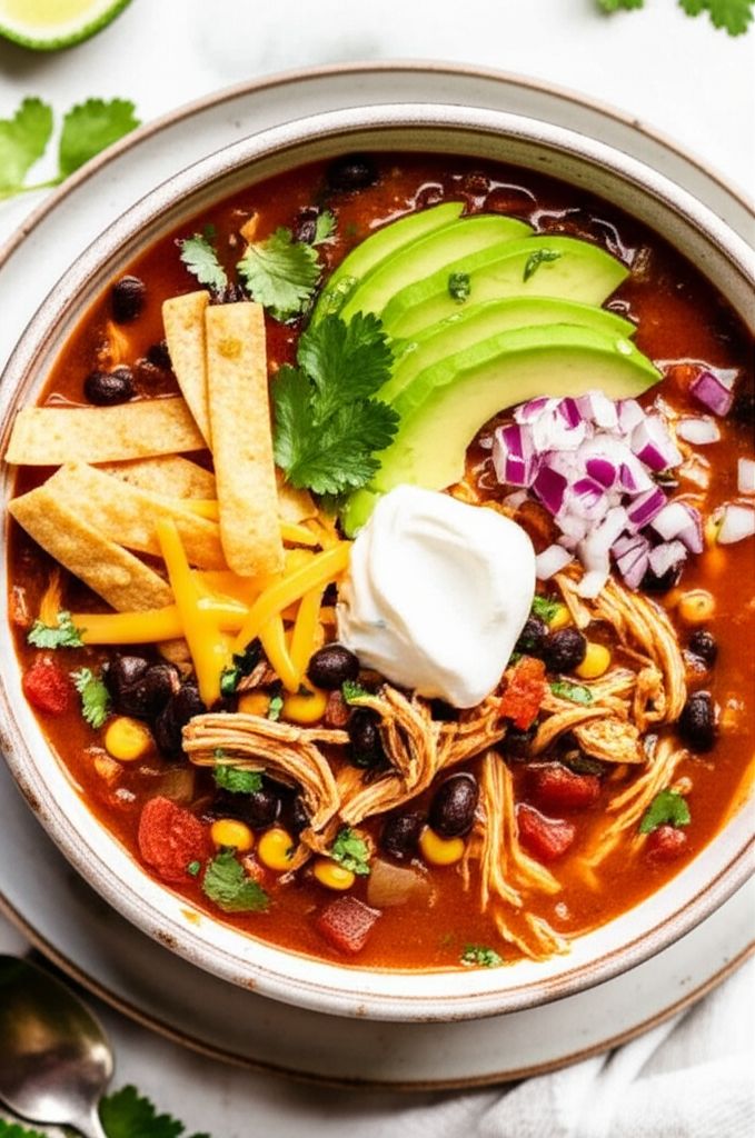 Easy Chicken Enchilada Soup