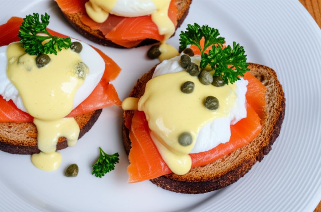 Eggs Benedict with Salmon