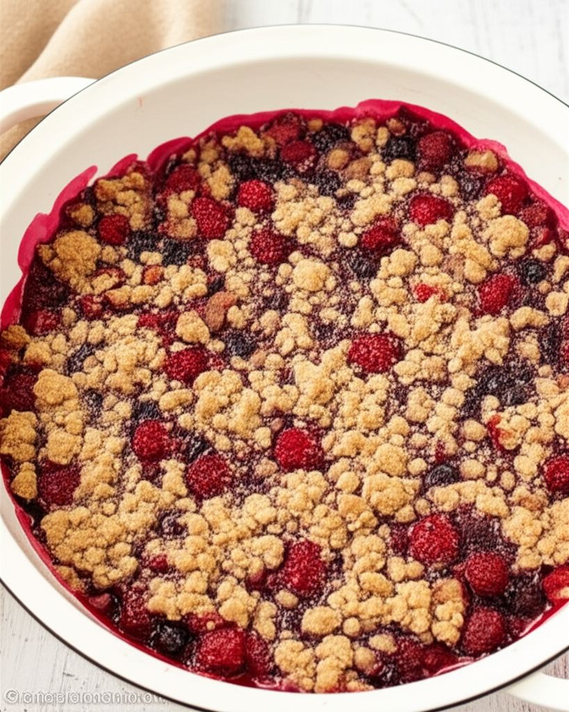 Frozen Berry Crisp