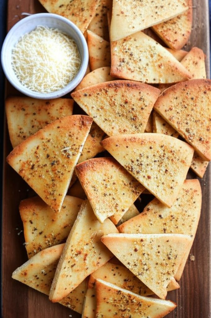 Garlic Pita Bread Bites