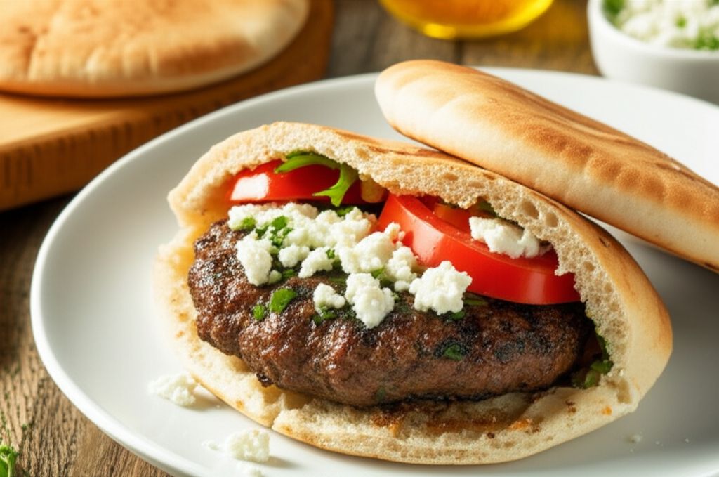 Grilled Spicy Lamb Burgers