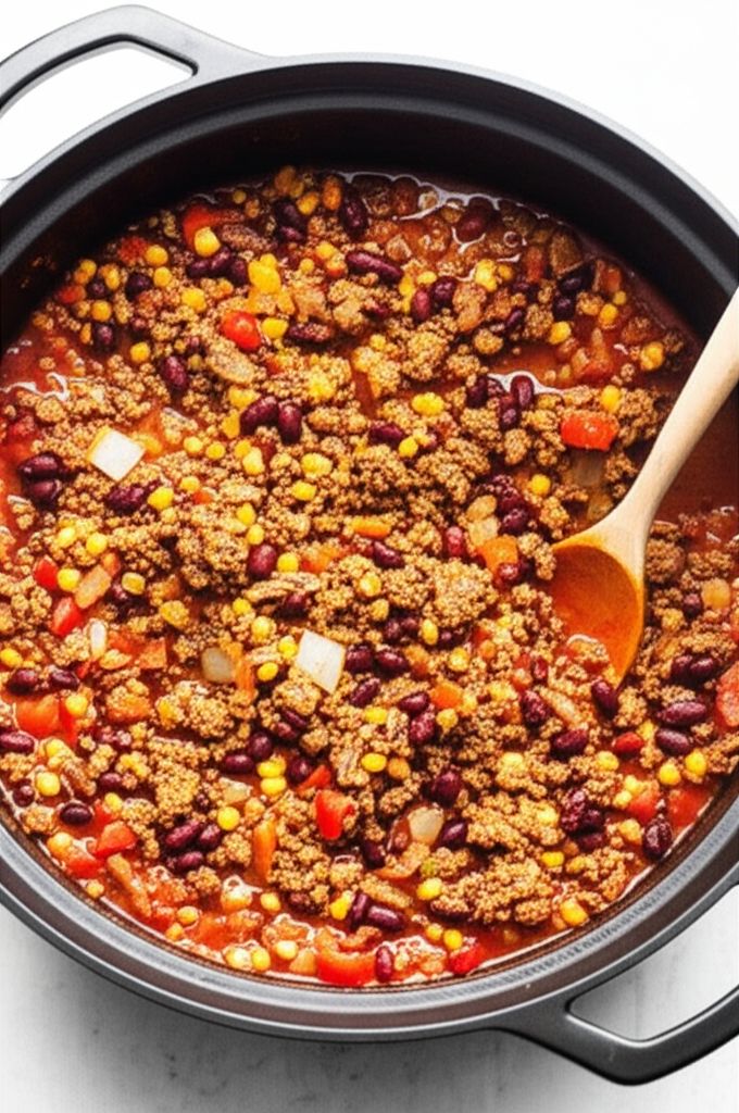 Ground Beef Chili with Beans