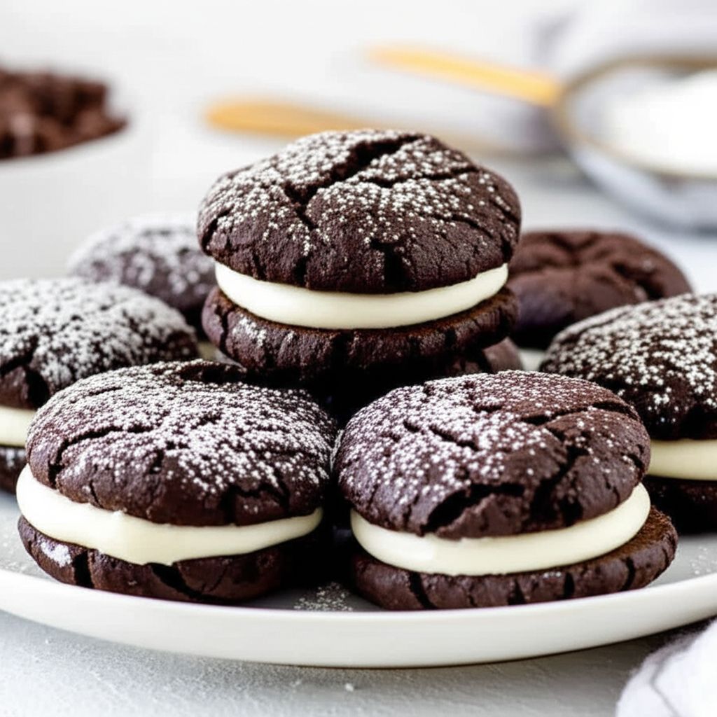 Homemade Chocolate Sandwich Cookies