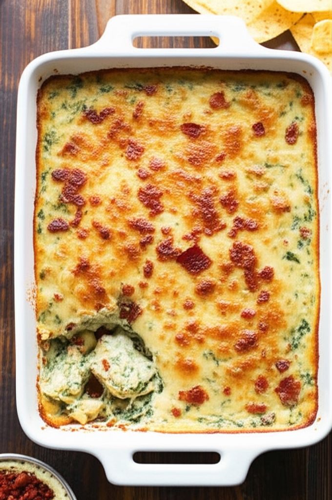 Hot Spinach and Artichoke Dip