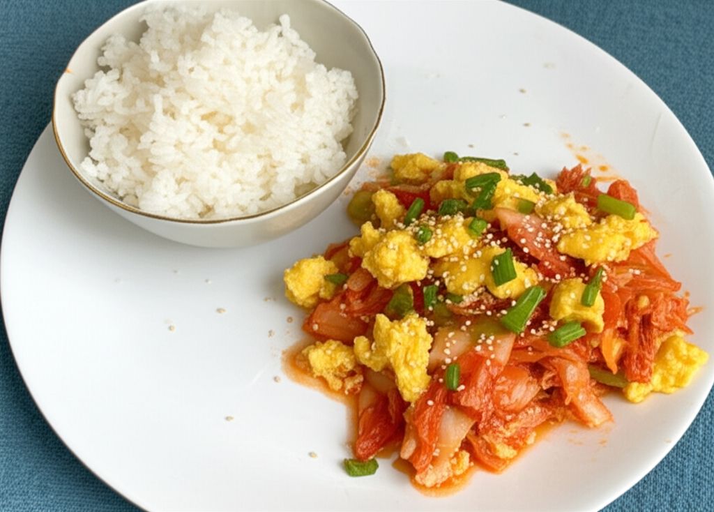 Mom's Kimchi Egg