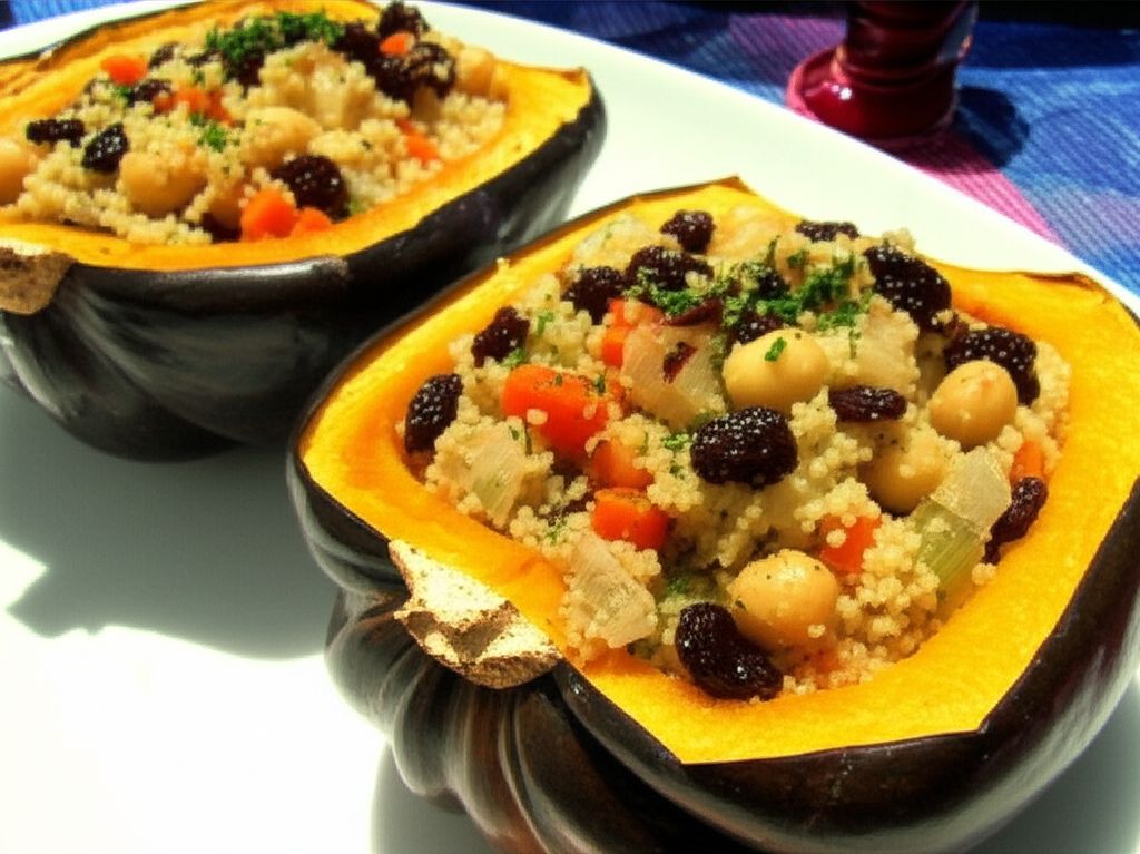 Moroccan-Style Stuffed Acorn Squash