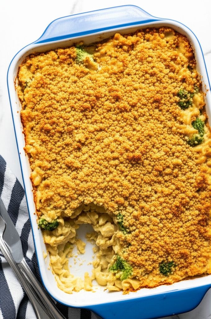 No Yolks Creamy Chicken Divan