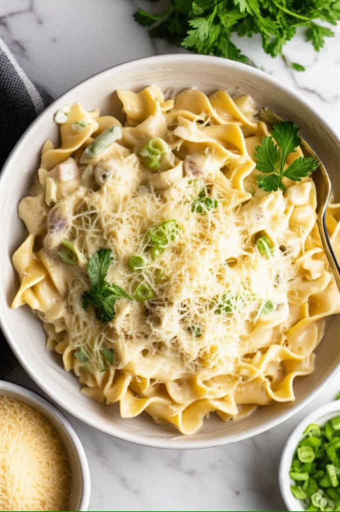 No Yolks Noodles Romanoff