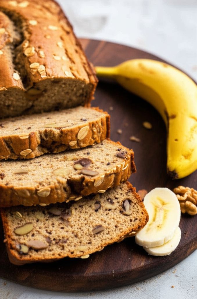 Oatmeal Banana Nut Bread