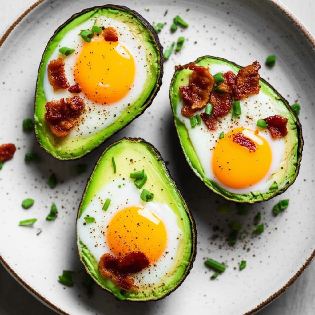Paleo Baked Eggs in Avocado
