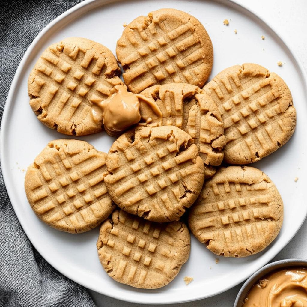 Peanut Butter Shortbread Cookies