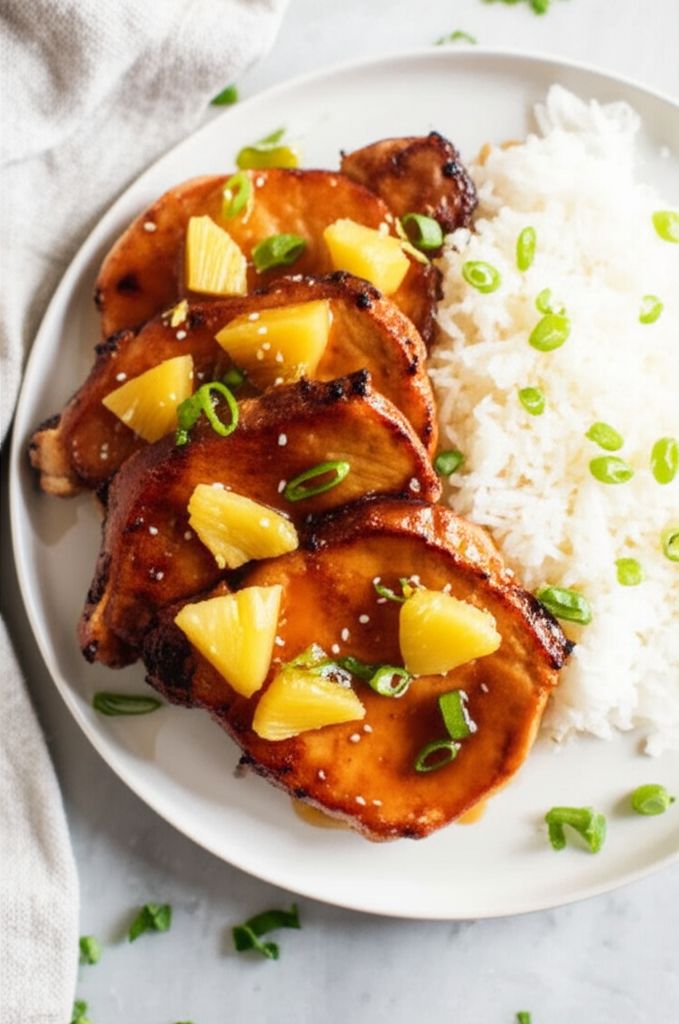 Pineapple Pork Chops