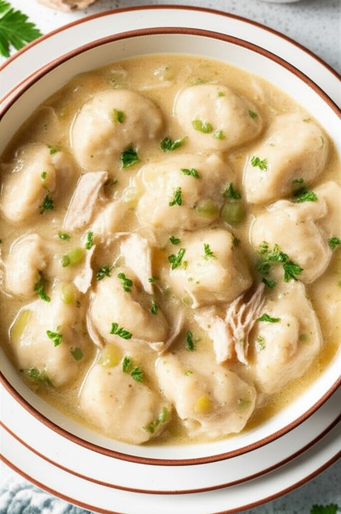 Quick and Super Easy Chicken and Dumplings
