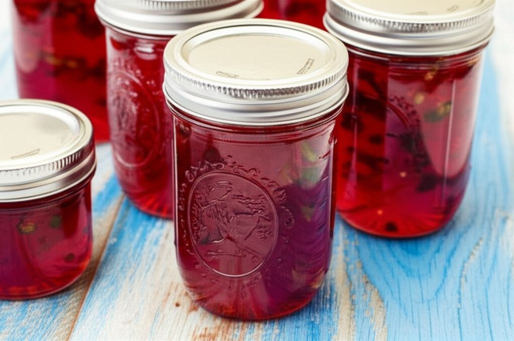 Red and Green Christmas Jalapeno Jelly
