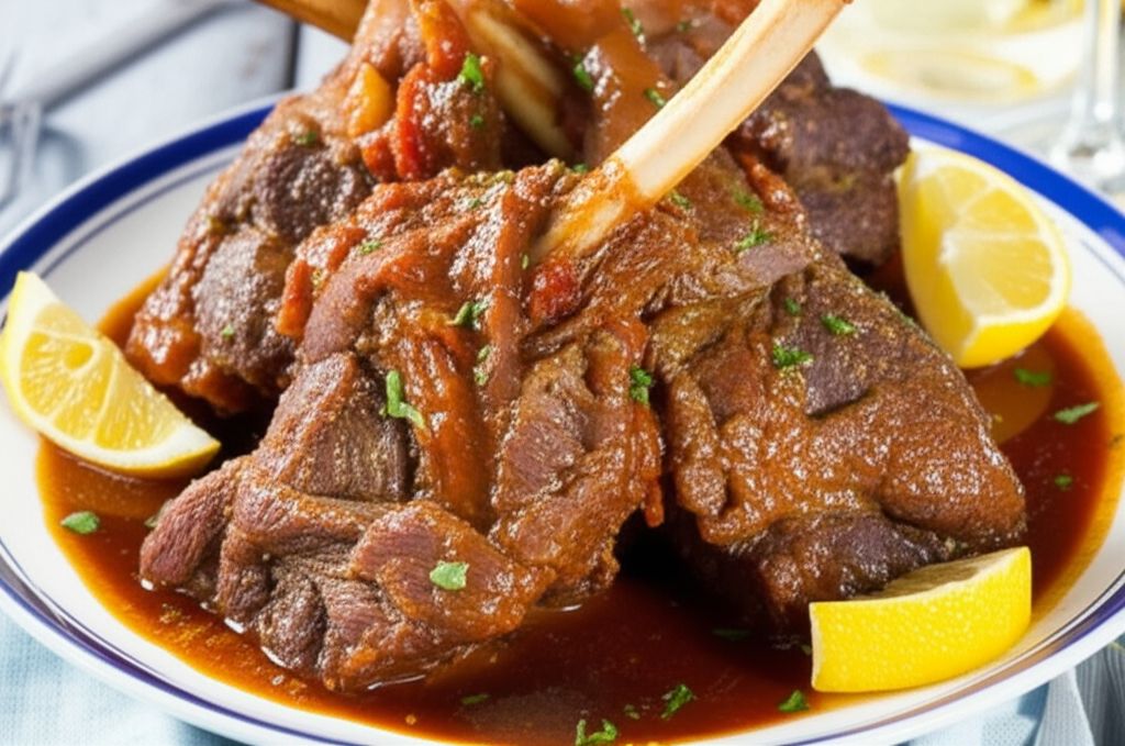 Red Wine-Braised Lamb Shanks