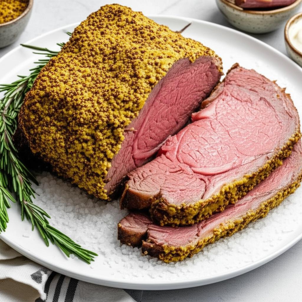 Rock Salt Roast Prime Rib