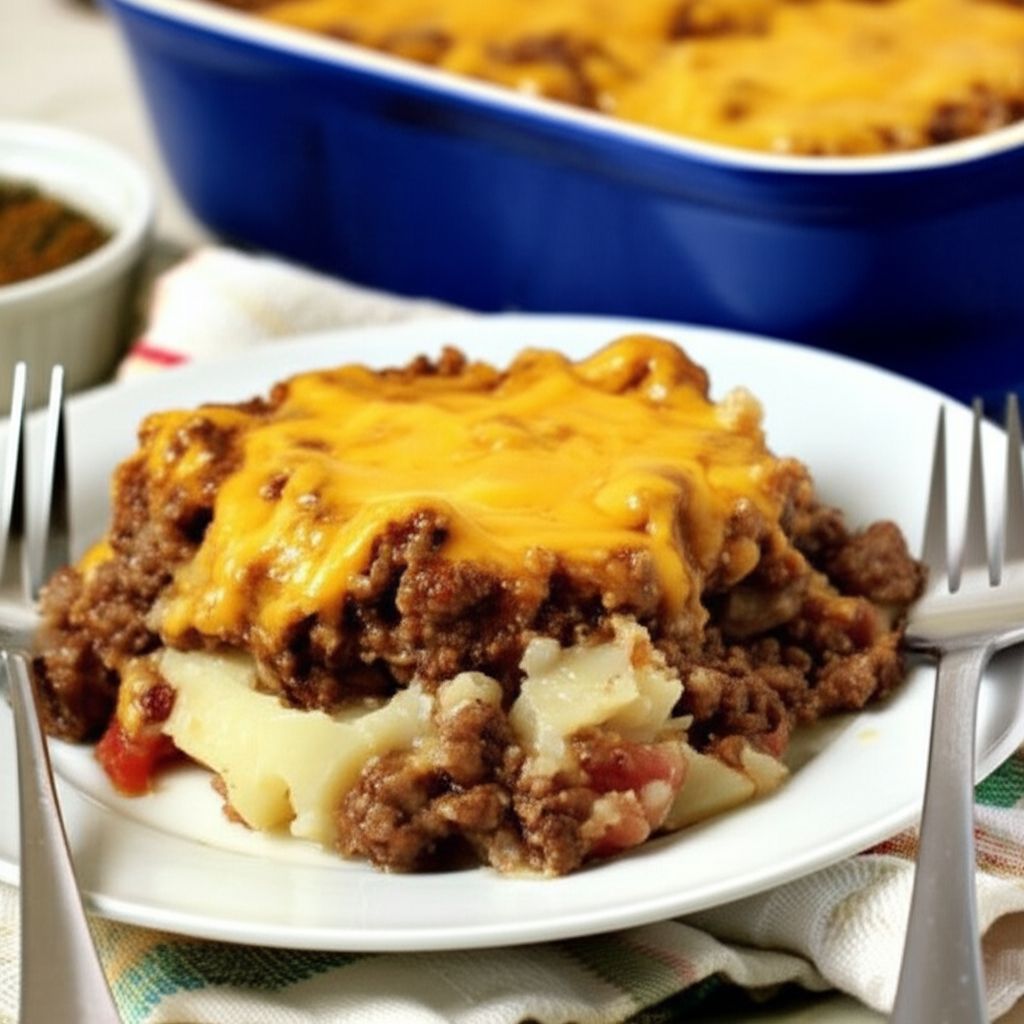 Scrumptious Beef and Potato Casserole