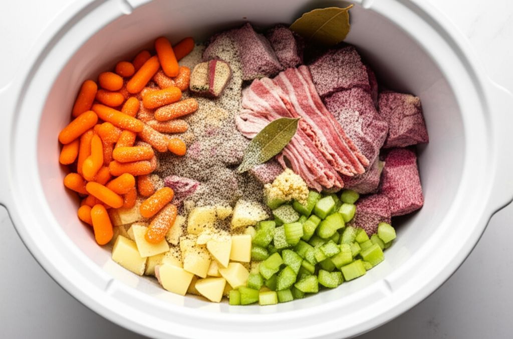 Slow Cooker Beef Stew with Red Wine