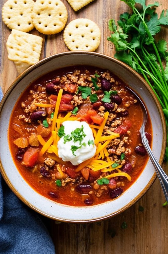 Slow Cooker Chili with Beer