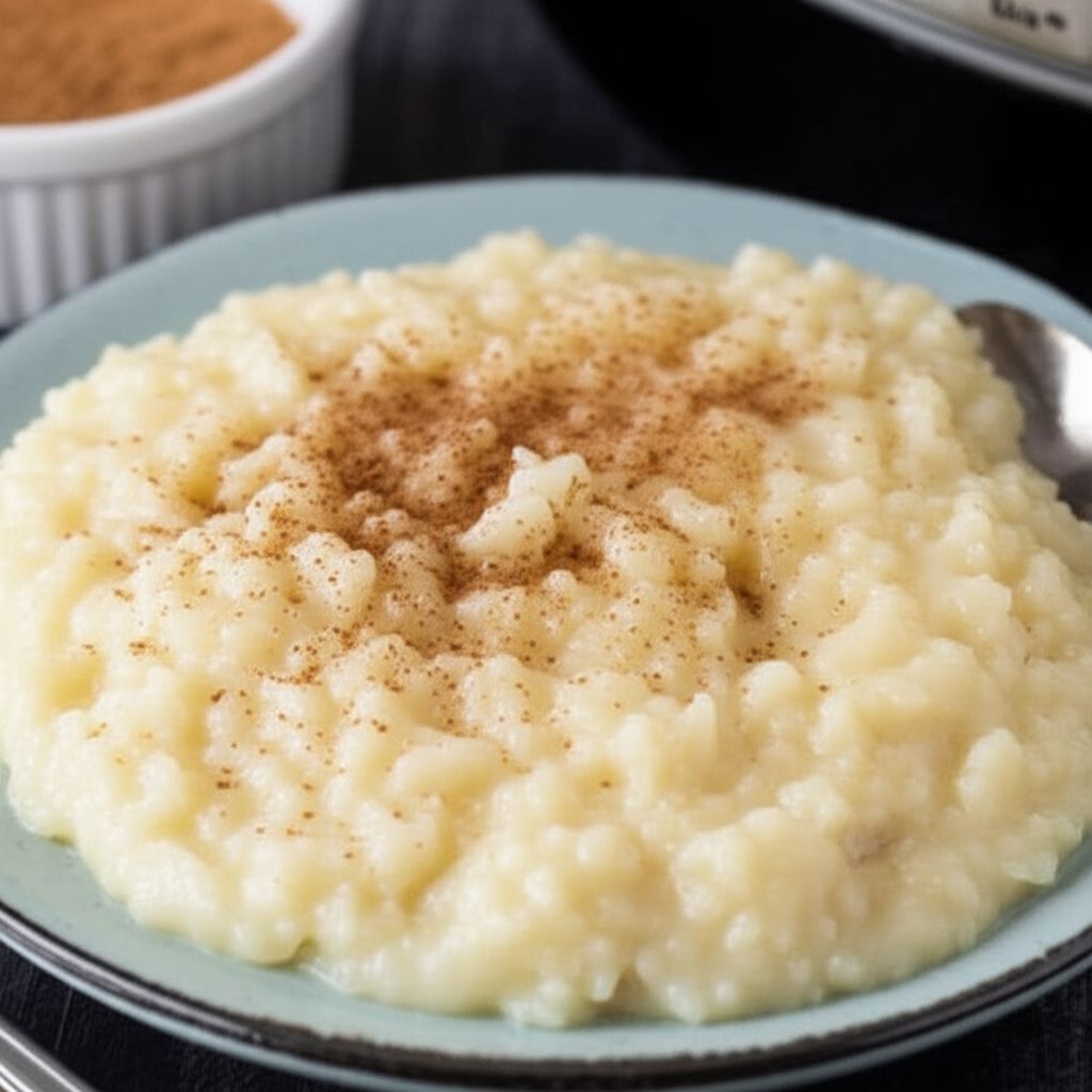 Slow Cooker Rice Pudding