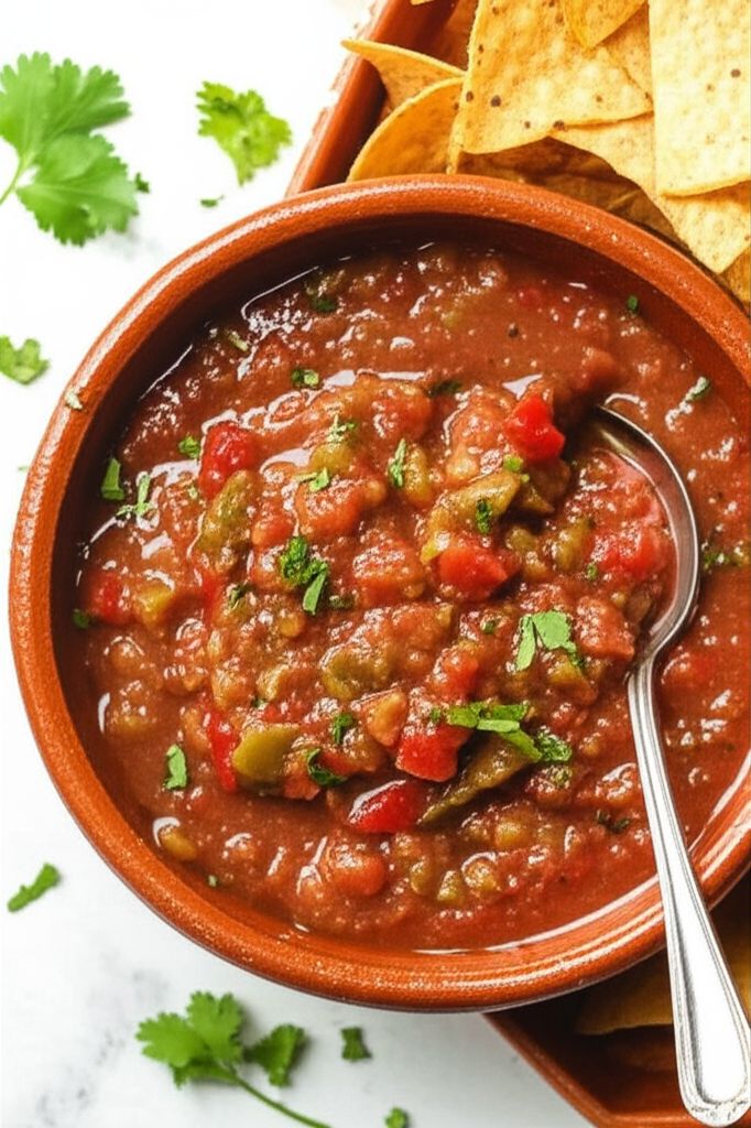 Smoky Four-Pepper Salsa