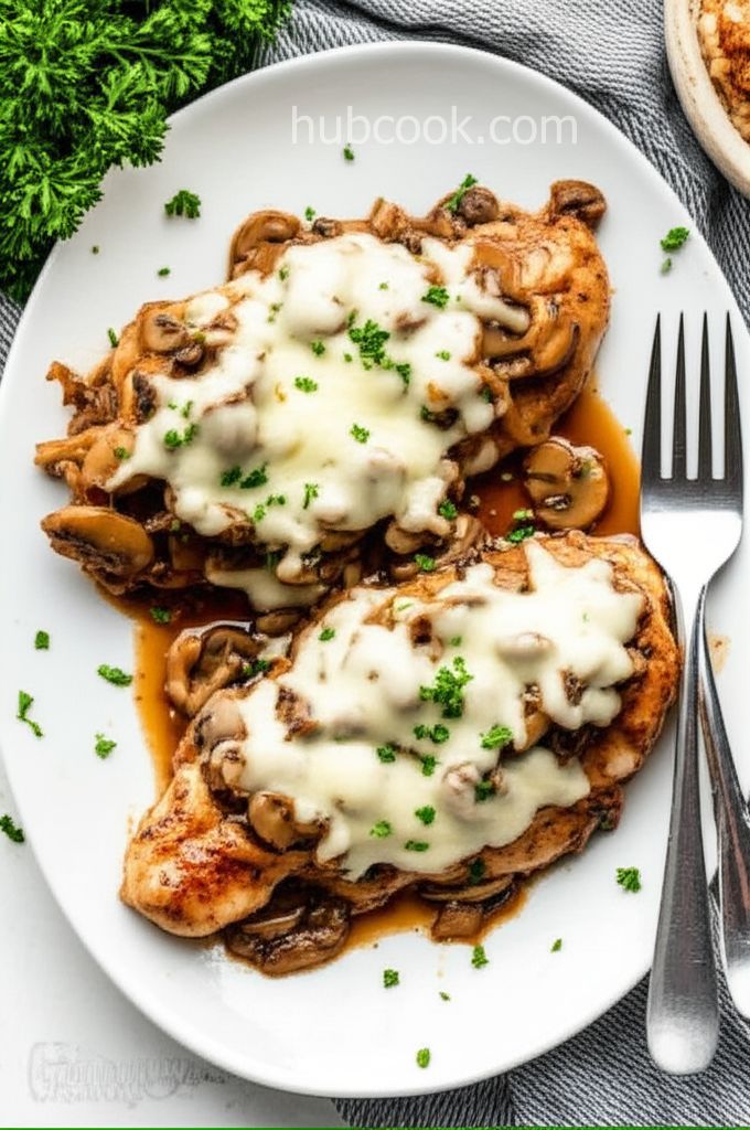 Smothered Chicken with Mushrooms