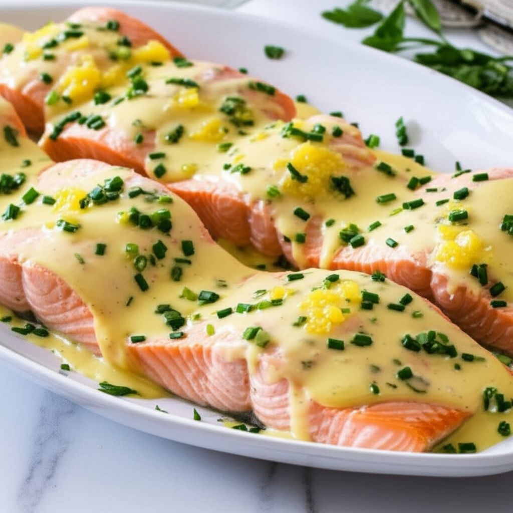 Sockeye Salmon with Preserved Lemon Beurre Blanc
