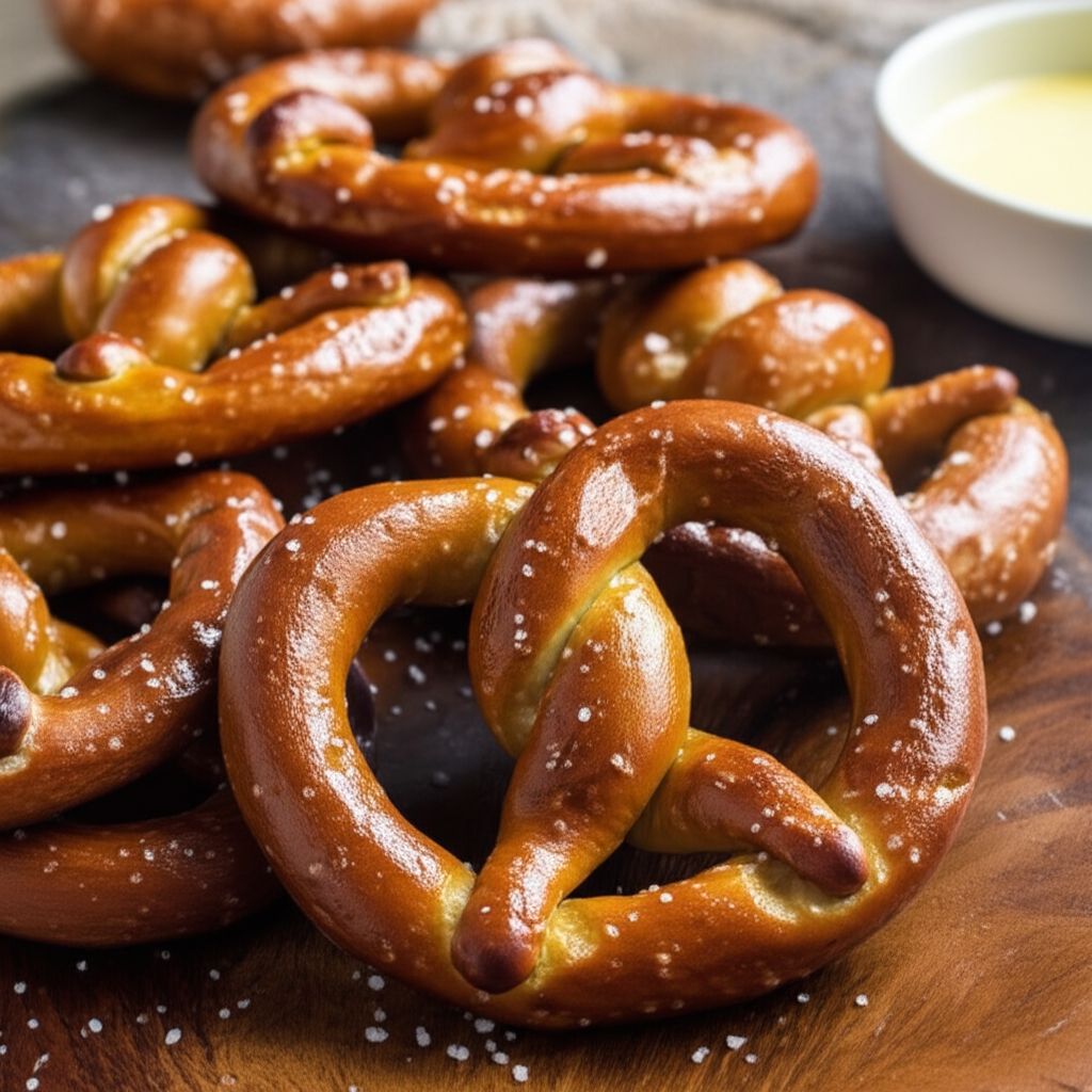 Sourdough Soft Pretzels