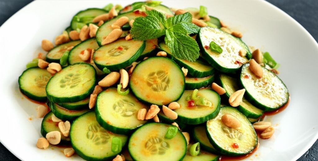 Spicy Cucumber and Peanut Salad