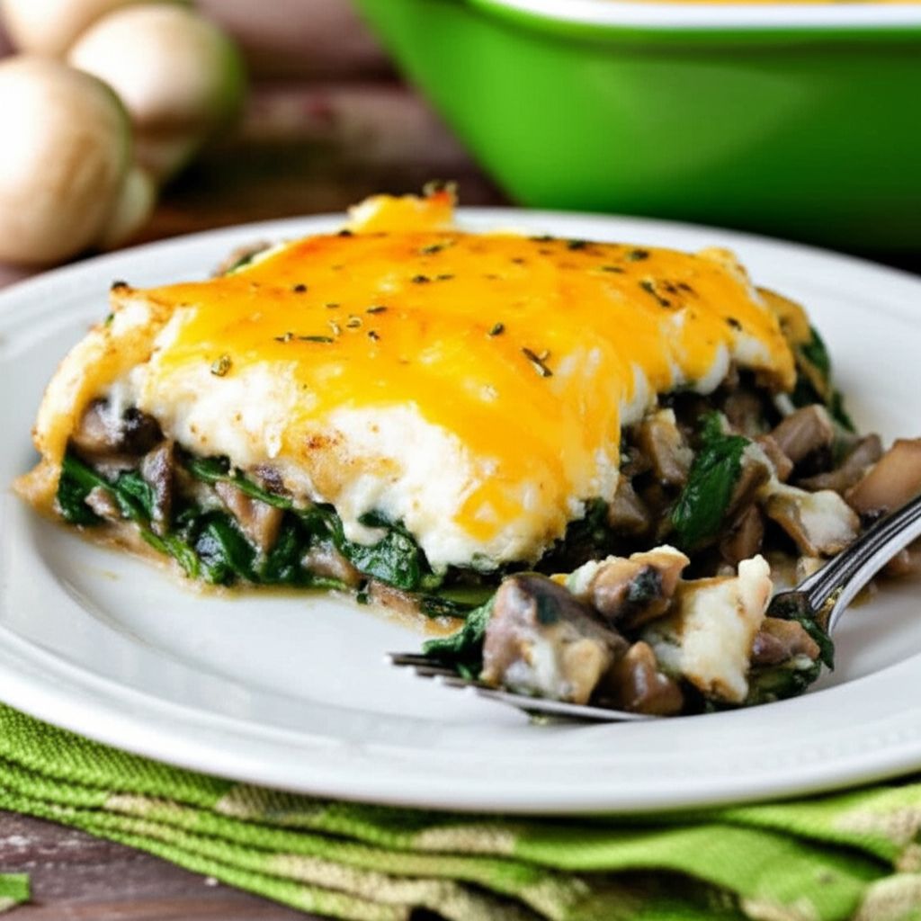 Spinach and Mushroom Casserole