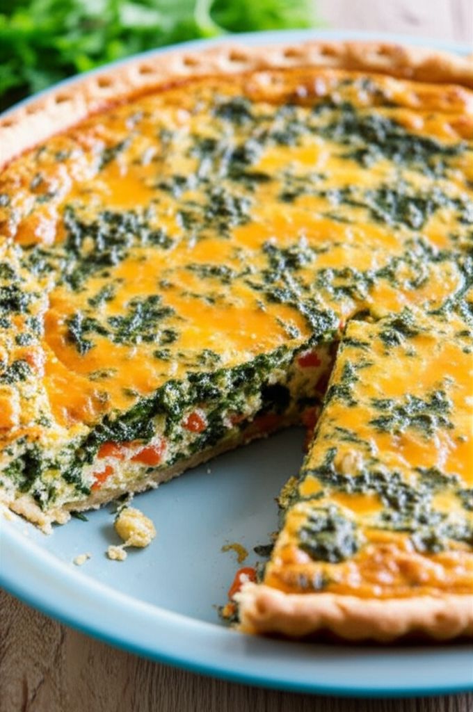Summer Garden Crustless Quiche
