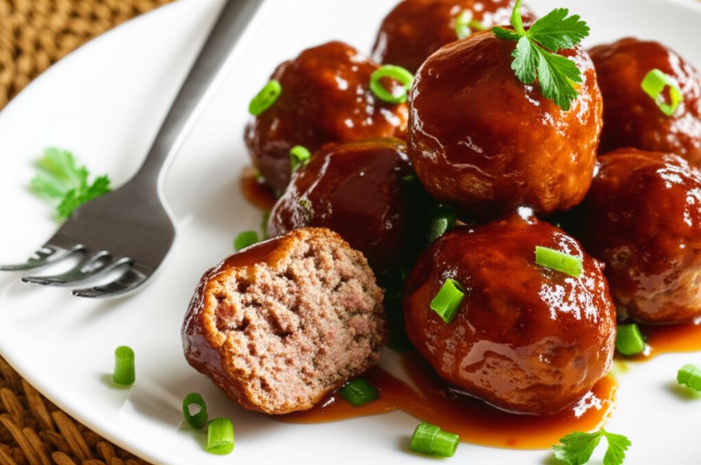Sweet and Sour Meatballs in Oven