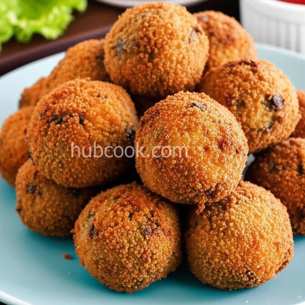 Tasty Fried Eggplant Balls
