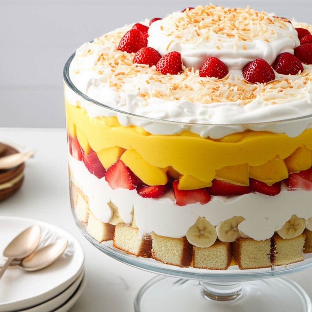 Tropical Mango Trifle