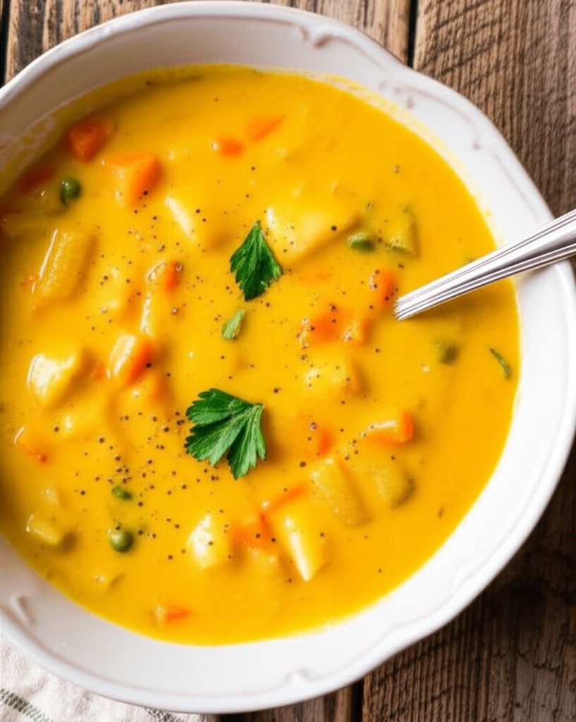 Vegetable Cheese Soup I