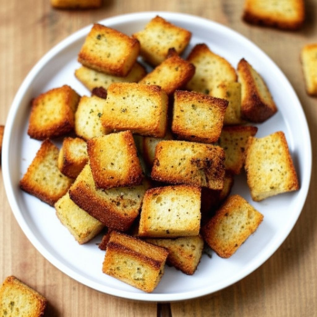 Yummy Garlic Croutons