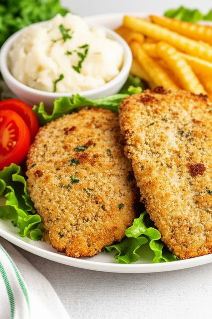 Almond Panko Crusted Tilapia
