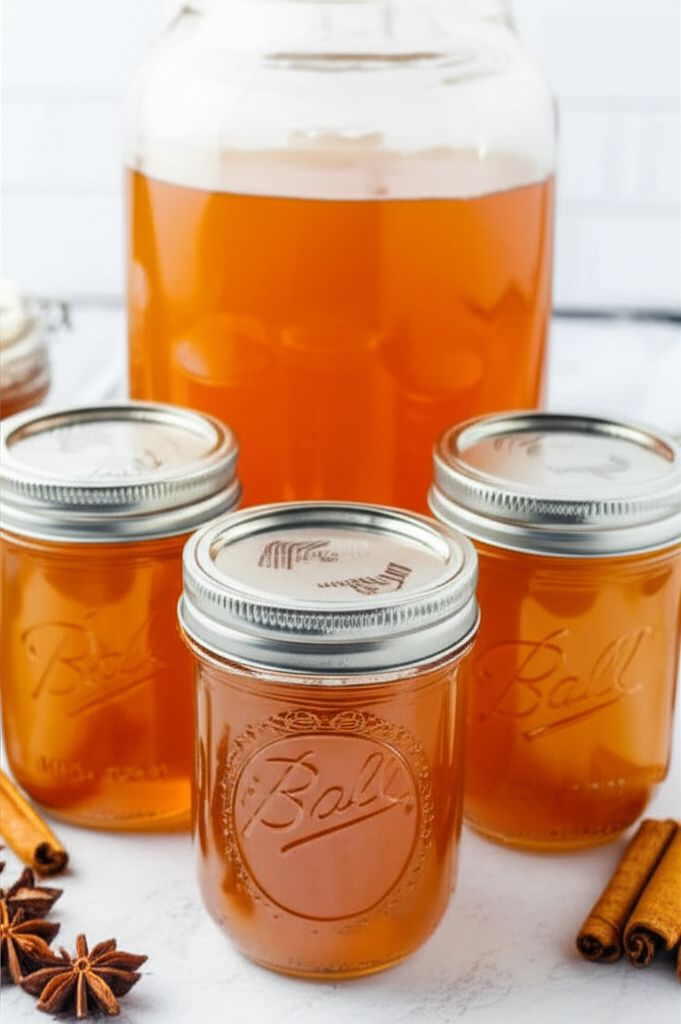 Apple Pie in a Jar Drink
