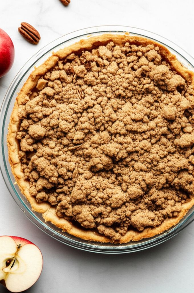 Apple Streusel Pie