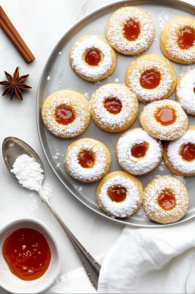 Apricot Cream Cheese Thumbprints
