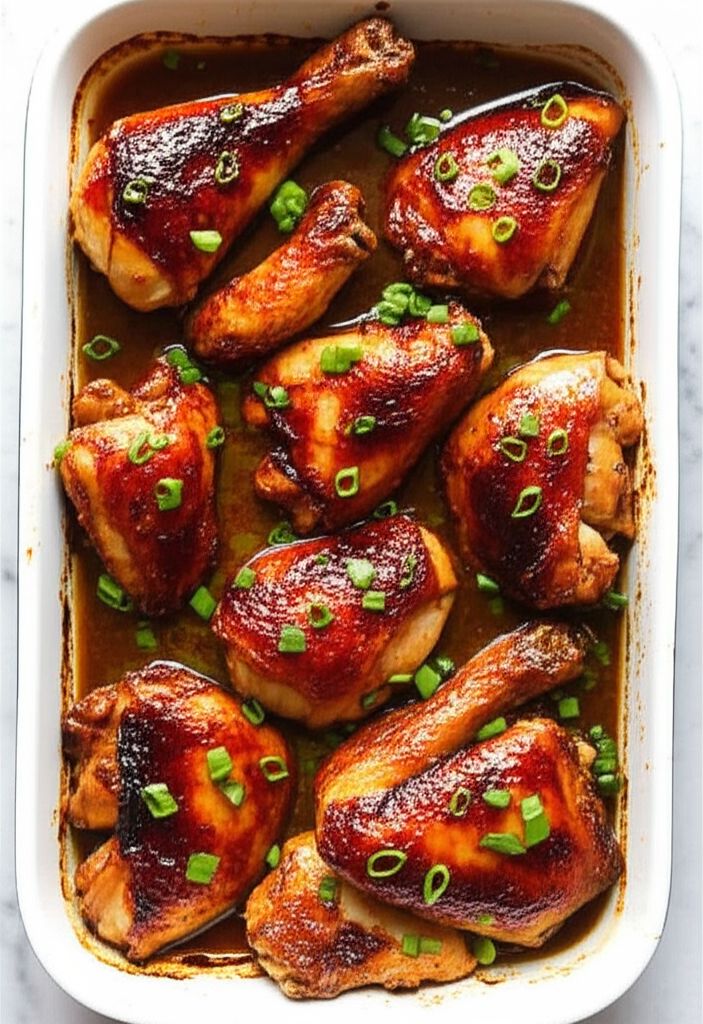 Baked Asian-Style Honey Chicken