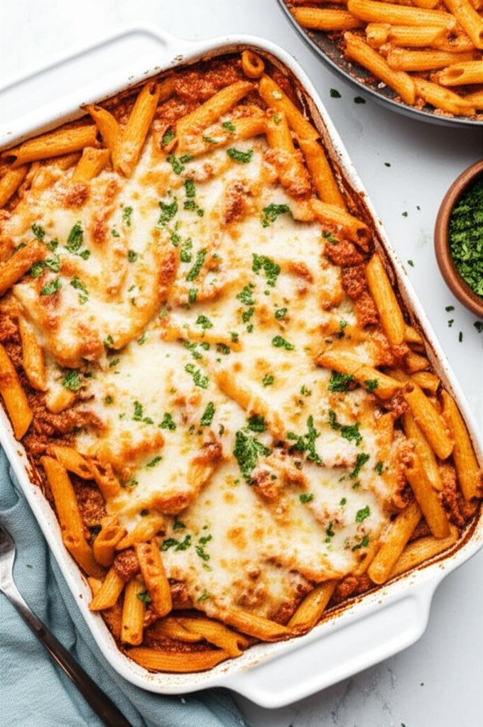Baked Penne with Italian Sausage