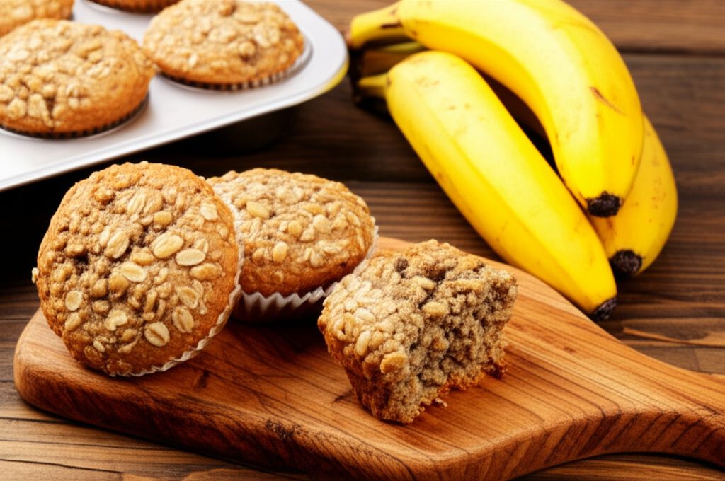 Banana Oatmeal Muffins
